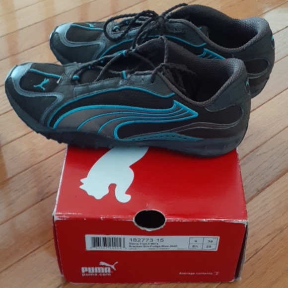 Puma Sierra Trail Brown Fudge and Blue Sbeaker - Picture 2 of 3